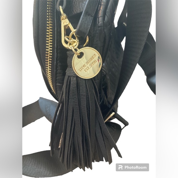 Steve Madden Black Mini Backpack. EUC - Picture 3 of 8